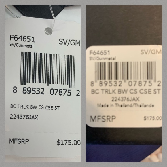 Coach Gunmetal Turnlock Bow Cosmetic Bag Box Set - Picture 5 of 7